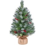 Umělý vánoční stromeček 411382 green 3ft s LED světlem A YAHEETECH – Zboží Mobilmania