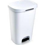 Plastic Forte Koš na odpad 50 l pedálový bíly – Zboží Dáma