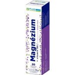 Plus Lékárna Magnézium + Vitamín B6 tablet eff s příchutí černého rybízu 20 ks – Hledejceny.cz