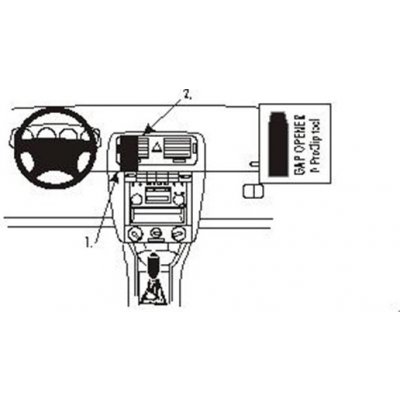 Brodit ProClip montážní konzole pro Škoda Fabia 00-07, na střed 852803 – Hledejceny.cz