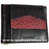 Peněženka Lagen Kožená peněženka dolarka 4018 černá/červená