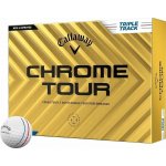 Callaway Chrome Tour Triple Track 24 bílé 12 ks – Zboží Mobilmania