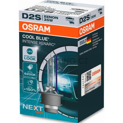 Xenon výbojka D2S Osram COOL BLUE Intense Xenarc NG 6200K – Zbozi.Blesk.cz