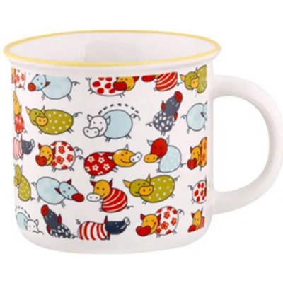 Hrnek dekor kůň žirafa slon 9x9cm 590738 350 ml – Hledejceny.cz
