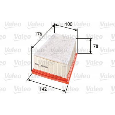Vzduchový filtr VALEO 585026 – Hledejceny.cz