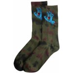 Santa Cruz ponožky Screaming Hand Tie Dye Black/Grape/Green – Zbozi.Blesk.cz