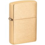 Zippo benzínový Brushed Brass 23013 – Zboží Mobilmania