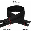 Zip Zip spirálový Dělitelný Černý 32 mm délka 60 cm