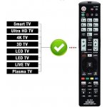 Dálkový ovladač Delta LG UHD 4K, OLED, LED, Smart TV, Full HD, Plasma univerzální – Zboží Mobilmania