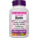 Webber naturals Biotin 10 000 mcg 45 kapslí – Hledejceny.cz