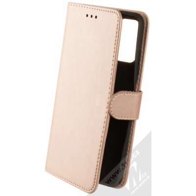 Pouzdro 1Mcz Marten Strap Book Xiaomi Redmi Note 10 5G, Poco M3 Pro růžově zlaté – Zbozi.Blesk.cz