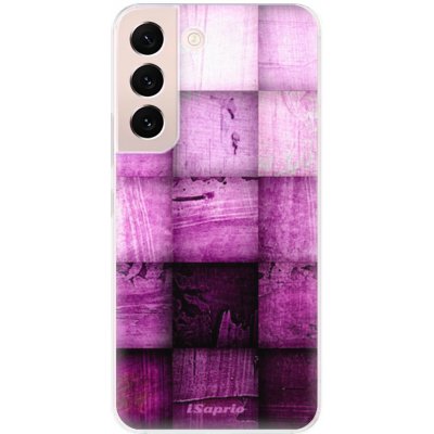 Pouzdro iSaprio - Purple Squares - Samsung Galaxy S22 5G