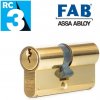 Cylindrická vložka Assa Abloy FAB 200RSBD 35/35 mm