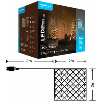 Modee ML-C20092 200LED 20m vánoční řetěz kuličky, teplá 8 programů IP44 352717,00 – Hledejceny.cz