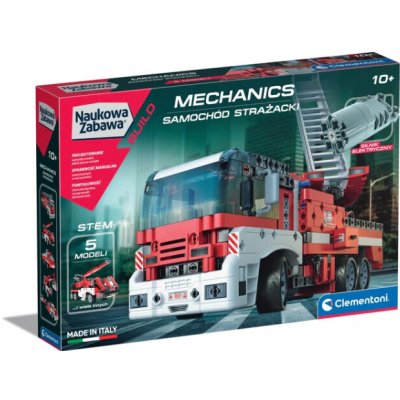 Clementoni Mechanics Laboratory Hasičský vůz s motorem – Zbozi.Blesk.cz