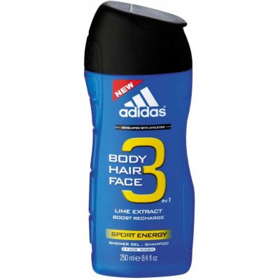 Adidas 3 Active Sport Energy Men sprchový gel 250 ml – Zbozi.Blesk.cz