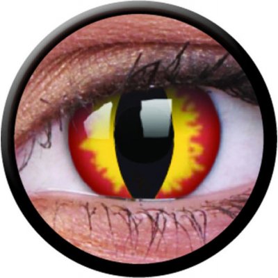 MaxVue ColorVue Crazy Dragon Eyes tříměsíční dioptrické 2 čočky – Zboží Mobilmania