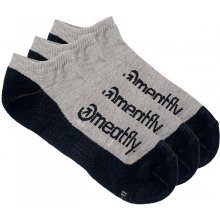 Meatfly ponožky Boot 3 Pack Grey
