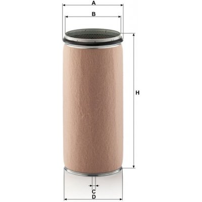 MANN-FILTER Vzduchový filtr MANN MF CF2100/1 – Hledejceny.cz