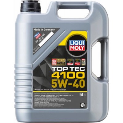 Liqui Moly TOP TEC 4100 5W-40 5 l 9511 – Hledejceny.cz