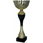 Kovový pohár Zlato-černý 26 cm 10 cm – Zboží Dáma