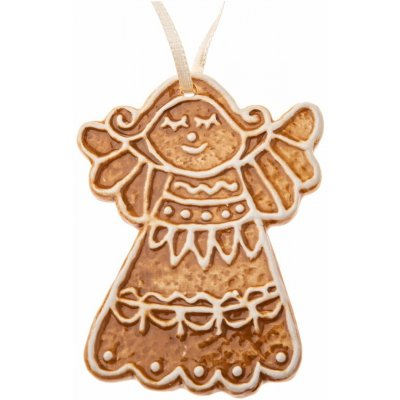 Dakls Gingerbread Angel vánoční ozdoba hnědá – Hledejceny.cz