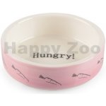 Tommi Keramická miska Hungry pro malé hlodavce růžovobílá 3 x 8,5 cm