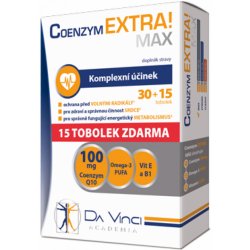 Coenzym Extra! Max 100 mg DVA 30 + 15 kapslí