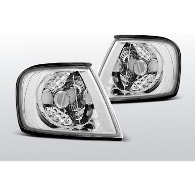 TUNING-TEC, Blinkry přední, AUDI A3 8L, 1996->2000, CHROME – Zboží Mobilmania