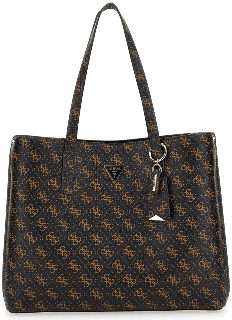 Guess taška MERIDIAN GIRLFRIEND TOTE HWQG8778230-BNL Hnědý