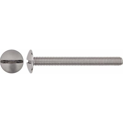 Korčekový šroub s půlkulatou hlavou PZ bíle pozinkovaný M6 x 40 mm, 8 ks – Hledejceny.cz