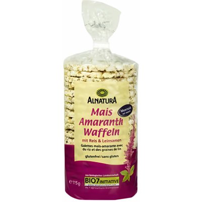 ALNATURA BIO Chlebíčky kukuřičné s amarantem a mořskou solí 115g
