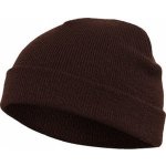 Flexfit Silná ohrnovací beanie z husté pleteniny Hnědá – Zboží Mobilmania