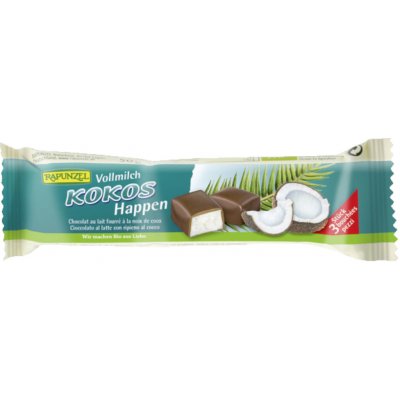 Rapunzel Kokosová tyčinka v mléčné čokoládě 50g – Sleviste.cz