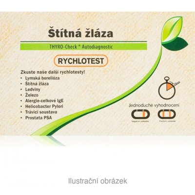 Vitamin Station Štítná žláza rychlotest samodiagnostický test z krve 1 set – Hledejceny.cz