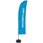 Jansen Display Beach Flag Budget Wind Complete Set Sign In Blue Spanish ECO, 1010 x 4305 mm – Zboží Živě