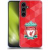 Pouzdro a kryt na mobilní telefon Head Case Samsung Galaxy S24 PlusZNAK LIVERPOOL FC OFFICIAL GEOMETRIC RED