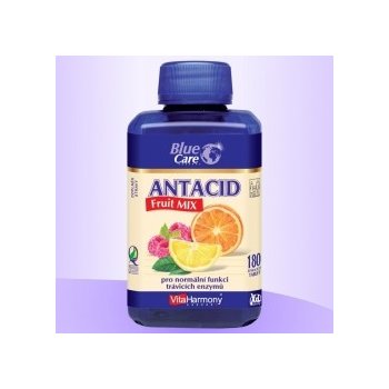 Vitaharmony XXL Antacid Fruit Mix Pomeranč citron malina 180 tablet