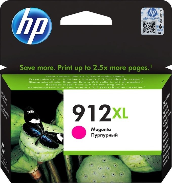 HP 912XL originální inkoustová kazeta purpurová 3YL82AE