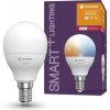 Žárovka Ledvance SMART+ 4058075729124 Chytrá zigbee stmívatelná LED žárovka E14 4,9 W CLASSIC P, teplá bílá