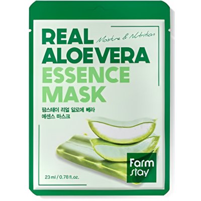 Farmstay Real Aloe Vera Essence Mask 23 ml – Zboží Dáma