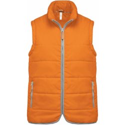 Unisex prošívaná vesta Quilted oranžová