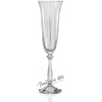 Crystalex Bohemia Crystal Sklenice na šampaňské Angela Optic 2 x 190 ml