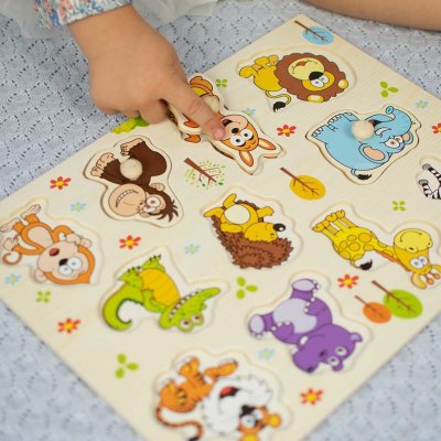 Wiky vkládačka zvířata 22 x 30 cm – Hledejceny.cz