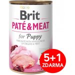Brit Paté & Meat Puppy Chicken & Turkey 6 x 400 g – Hledejceny.cz
