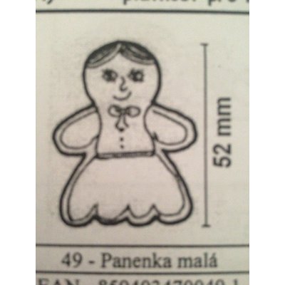 Vykrajovátko - Panenka malá - Felcman – Hledejceny.cz
