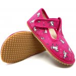 Beda Barefoot bačkory růžové S KONÍKY ŠIRŠÍ TYP NOVÝ STŘIH BFN-170020/W – Zboží Mobilmania