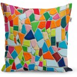 Sablio Polštář Barevná mozaika 50x50 – Sleviste.cz