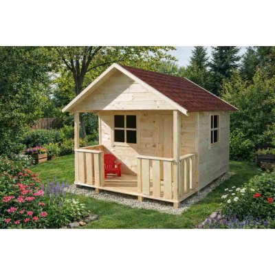 Botodrew dřevěný domek D5, 200 × 300 × 190 cm – Zboží Mobilmania
