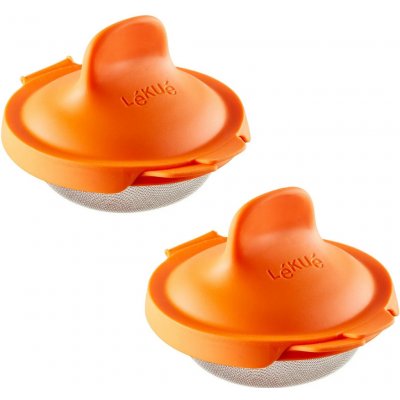 Tvořítka na ztracená vejce Lékué oranžová 2 ks – Sleviste.cz